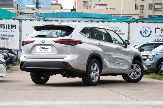 Inteligente Toyota Highlander híbrido 2.5L com assentos de couro e travão de estacionamento elétrico