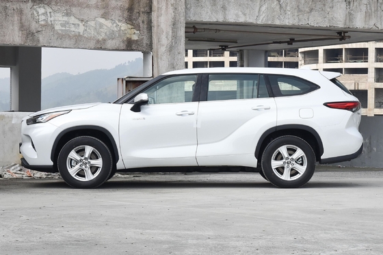 Inteligente Toyota Highlander híbrido 2.5L com assentos de couro e travão de estacionamento elétrico