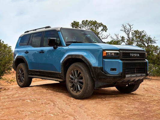 Direção esquerda ou direita limpa Toyota Land Cruiser Prado Matte Black Edition com ESC