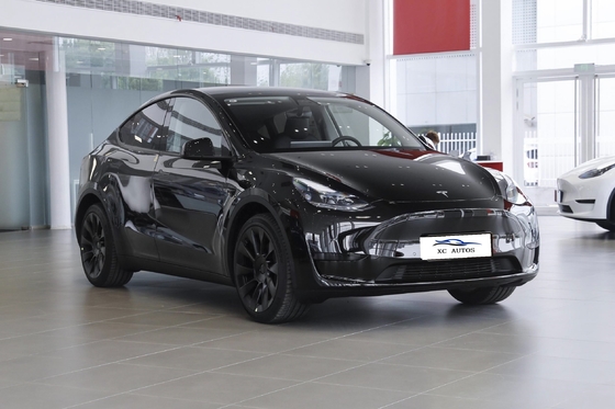Telhado solar Tesla Modelo Y Energia Usada SUV Elétrico puro de tamanho médio Carro esportivo de luxo