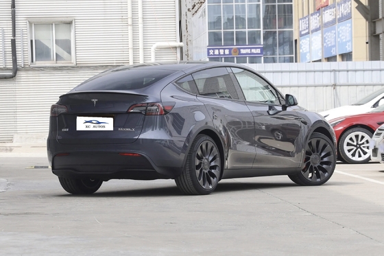 Telhado solar Tesla Modelo Y Energia Usada SUV Elétrico puro de tamanho médio Carro esportivo de luxo