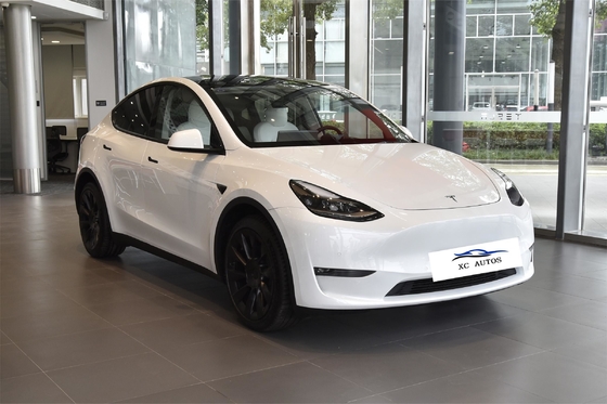Freio Elétrico de Estacionamento Tesla Modelo Y Energia Usada Automóvel Elétrico com Radar Frente 4 Atrás 4