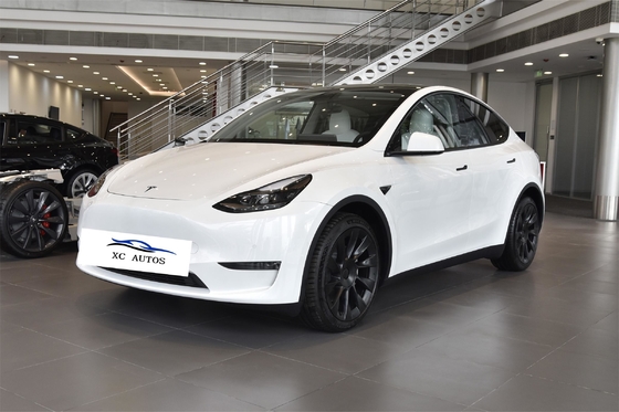 Freio Elétrico de Estacionamento Tesla Modelo Y Energia Usada Automóvel Elétrico com Radar Frente 4 Atrás 4