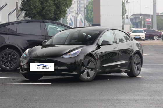 8 meses de idade Tesla Modelo 3 Usado Carro elétrico de energia com radar dianteiro 4 traseiro 4