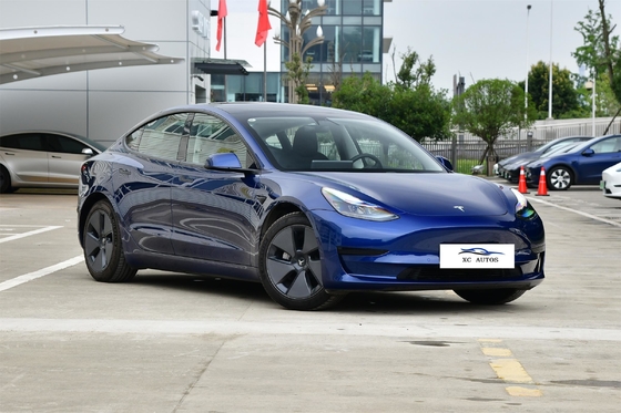 8 meses de idade Tesla Modelo 3 Usado Carro elétrico de energia com radar dianteiro 4 traseiro 4