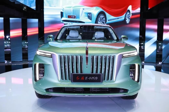 Faróis LED e ABS 2024 Hongqi E-HS9 Carro Elétrico para os Veículos de Energia mais recentes