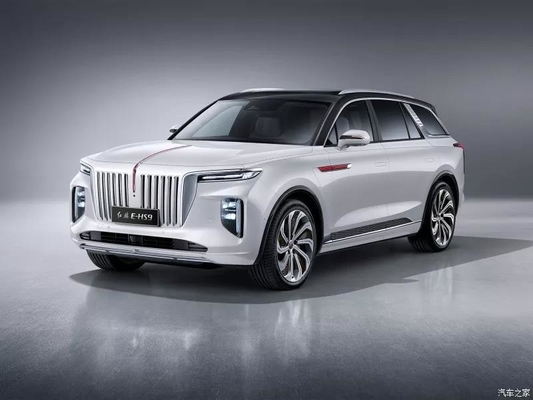 Faróis LED e ABS 2024 Hongqi E-HS9 Carro Elétrico para os Veículos de Energia mais recentes