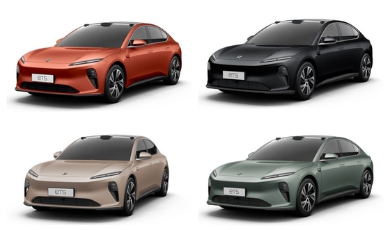 2023 Ano Nio Et5t Multi-link Suspensão Frontal Carro Usado com Big Space Energy EV Car