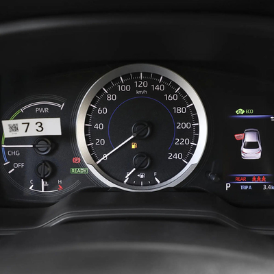 Torque máximo 100-200Nm Toyota Corolla Hybrid Sedan Carro com travão de estacionamento elétrico