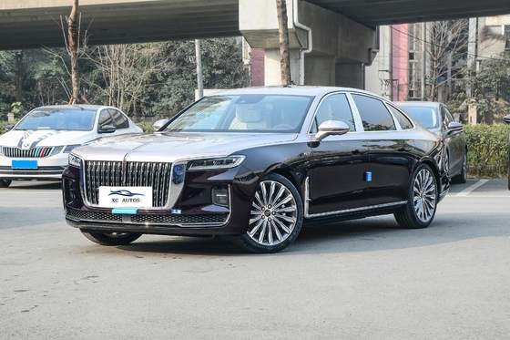 Luxo Hongqi H9 2022 2.0t EV Carro Elétrico com Frente 4 traseiro 4 Radar 4988*1875*1470mm
