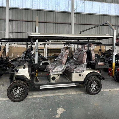 Carrinho de golfe elétrico de baixo preço Mini ATV 4 6 lugares com bateria de ácido fosfórico