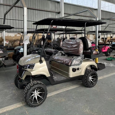 Carrinho de golfe elétrico de baixo preço Mini ATV 4 6 lugares com bateria de ácido fosfórico