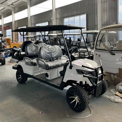 Carrinho de golfe elétrico de baixo preço Mini ATV 4 6 lugares com bateria de ácido fosfórico