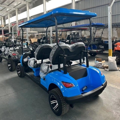 Carrinho de golfe elétrico de baixo preço Mini ATV 4 6 lugares com bateria de ácido fosfórico