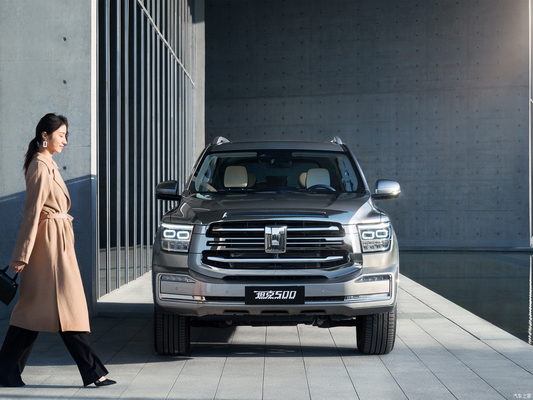 Assentos de couro de grande valor Great Wall TANK500 SUV de combustível Veículo todo-o-terreno R18 Tamanho do pneu