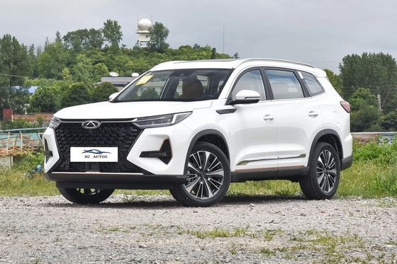 Assentos de couro Euro IV Padrão de emissões TIGGO 8 SUV de médio porte 2024 Champion 390T 4WD Peak Carro a gasolina de 7 lugares
