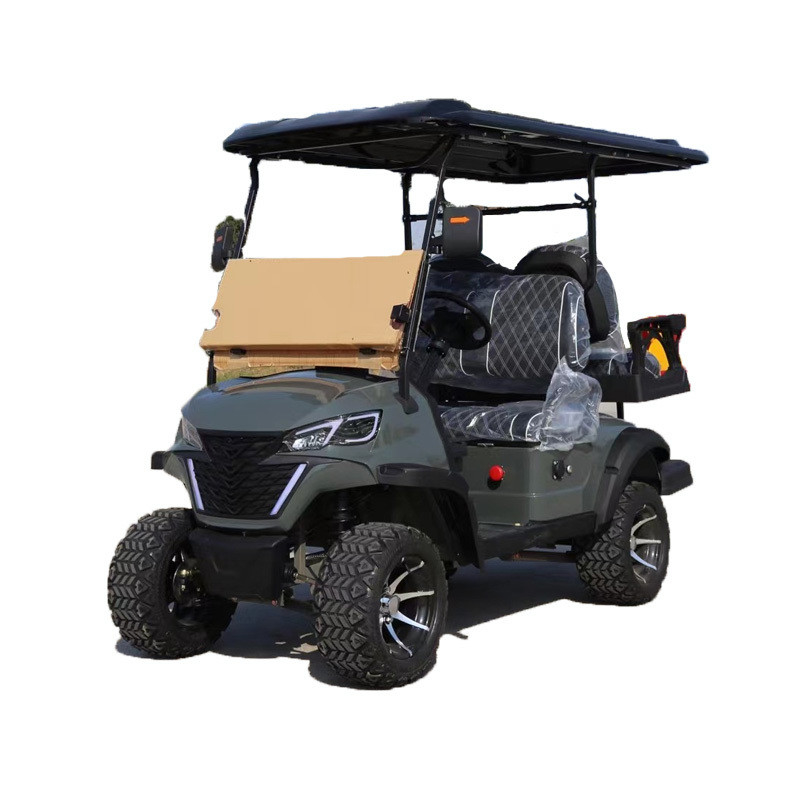 Carrinho de golfe elétrico de baixo preço Mini ATV 4 6 lugares com bateria de ácido fosfórico