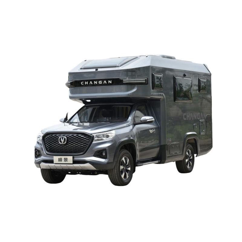 2023 Changan Truck Camper RV Carro 4x4 Motorhome Changan Caravana Torque 390 Câmera traseira 360°